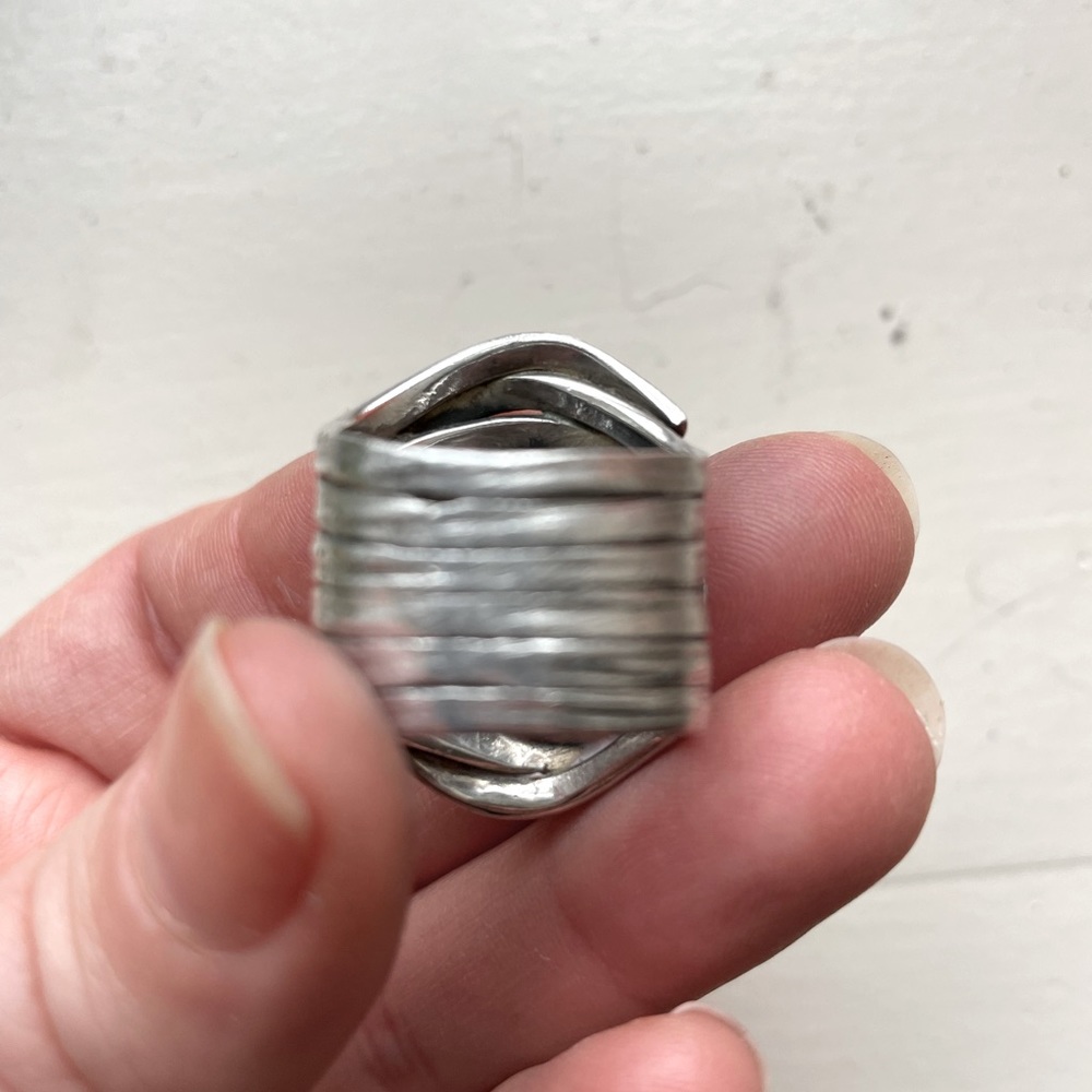 Sterling Silver Statement Ring - image 4